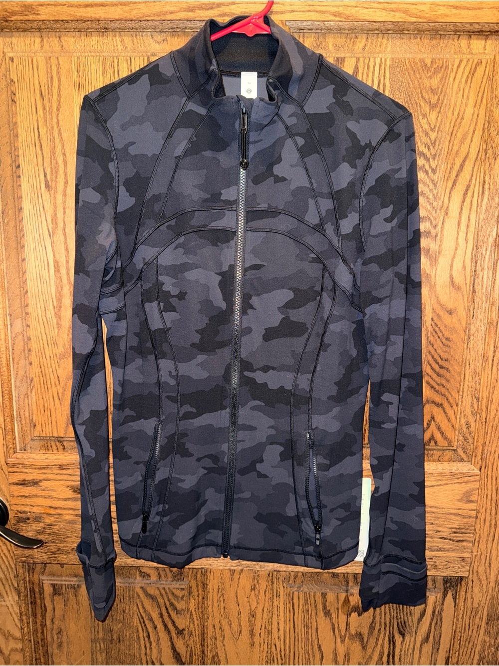 Lululemon Define Camo Full-Zip Athletic Jacket - Black/Grey NWT